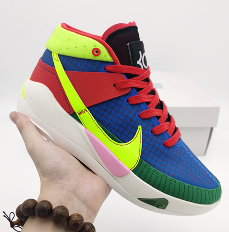 2020 Nike Kevin Durant 13 Blue Red Green Yellow - Click Image to Close